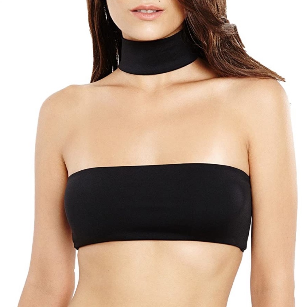 Black Onia Laura Choker Bikini Top